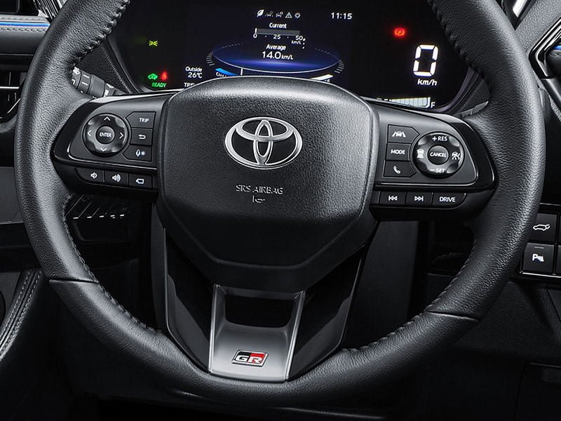 Toyota Cibubur Cileungsi Jonggol - Convenient Steering Wheel with Switch Button (All Type) and GR Logo Emblem (All GR Parts Aero Package Type) (3) Toyota Cibubur Cileungsi Jonggol