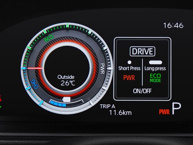 Endearing Drive Mode (ECO, Normal, Power) (All S Type) (2)